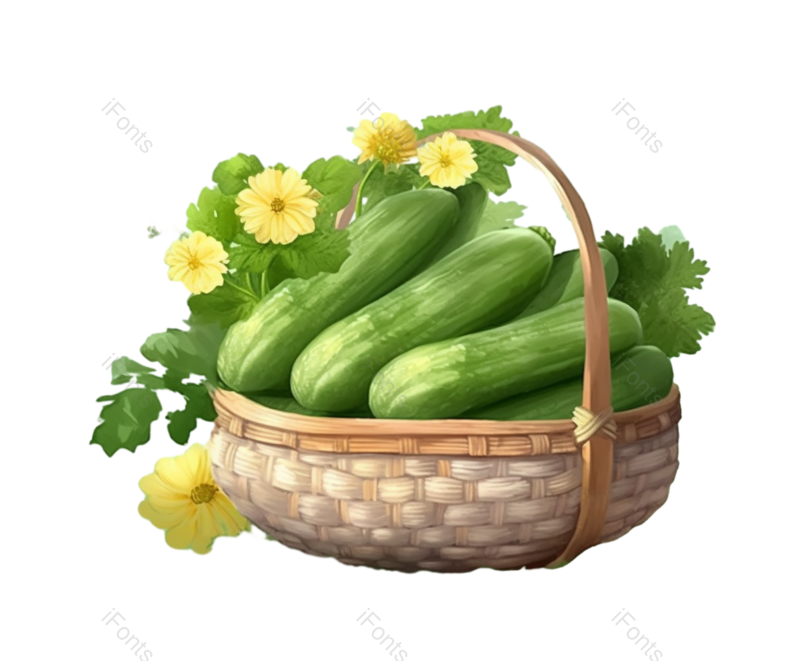 蔬菜图片,黄花元素,绿色PNG,绿色蔬菜免抠素材